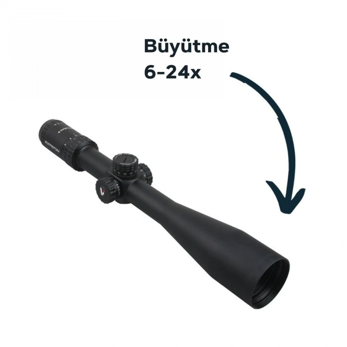 Victoptics S4 6-24X50 FFP PARALAKS TEKERLİ TÜFEK DÜRBÜNÜ