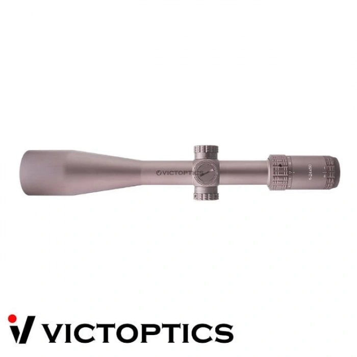 Victoptics S4 6-24X50 SFP COYOTE FDE PARALAKS TEKERLI Tüfek Dürbünü