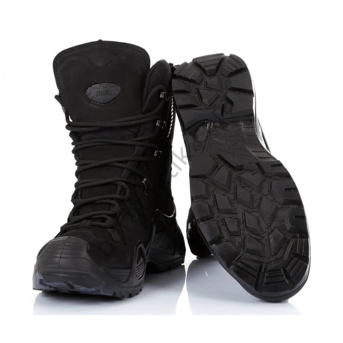 VOGEL TAKTİK ASKERİ BOT SİYAH Süet (Fermuarlı)