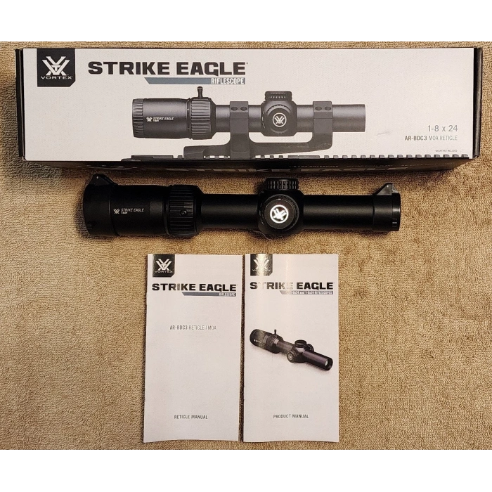 Vortex Strike Eagle 1-8x24 Se-1824-2 AR-BDC3 (MOA) Tüfek Dürbünü ORJİNAL