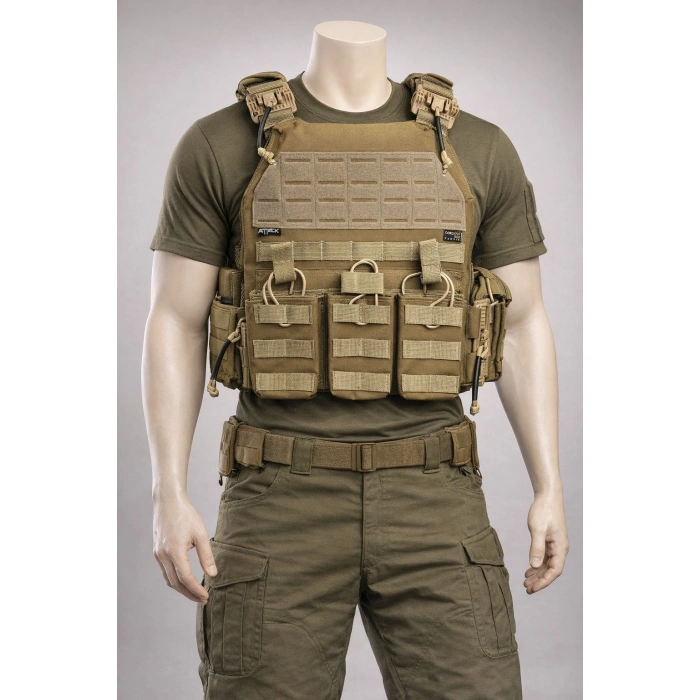 Yerli Üretim Warrior Assault System DCS 5.56 Coyote Tan Vest Kopyası