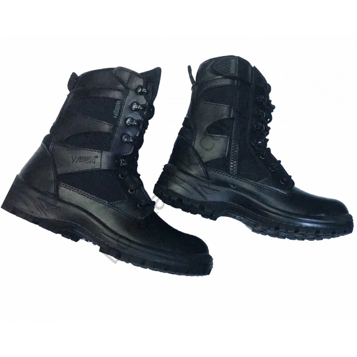 WESSON ASKERİ BOT FERMUARLI Siyah