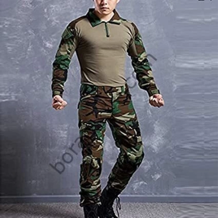 Woodland Dizlikli Kamuflaj Takım iTHAL