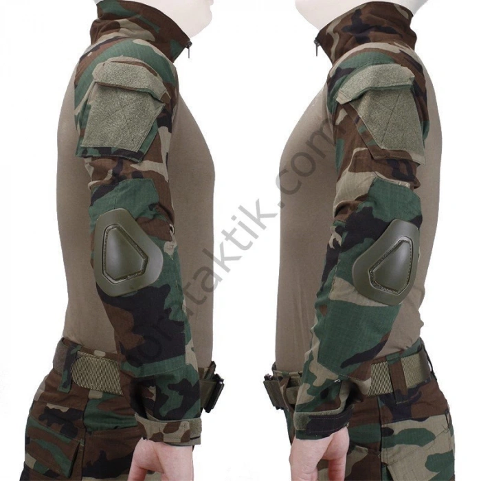 Woodland Dizlikli Kamuflaj Takım iTHAL