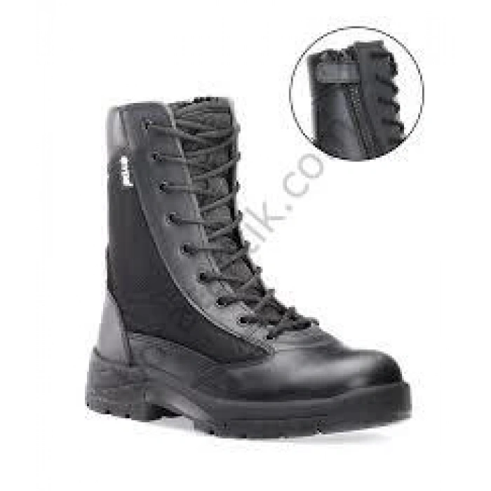 YDS ML100 Siyah Askeri Bot Fermuarlı 4 Mevsim