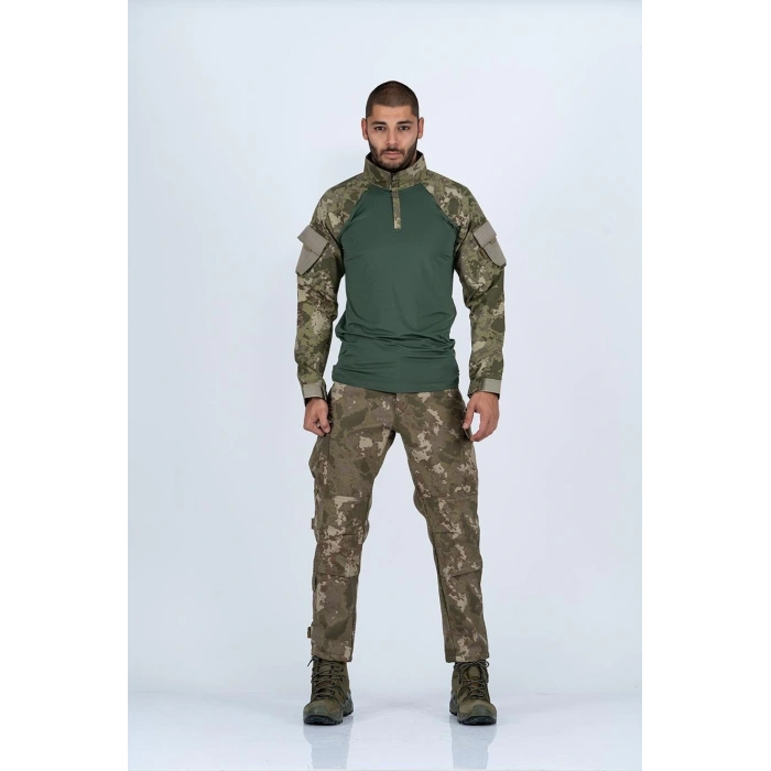 Yeni Piyade Kamuflaj Likralı Pantolon Combat Tactical