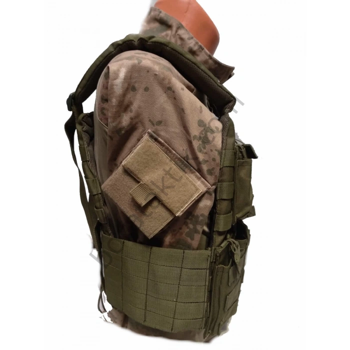 Yeşil Hücum Yeleği Hk33 G3 Ak47 (Plakalıklı)