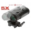 5x Tactical Magnifier Yana Yatan - Clamshell Yakınlaştırıcı