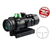 3x32 Kompakt Tüfek Dürbünü Green Chevron Reticle Siyah Comet