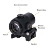 Eotech 558 Beyaz Camlı Reddot ve G43 4x Magnifier Holografig Nişangah -ATEŞLİ SİLAH İÇİN OLAN MODELİ 1200G