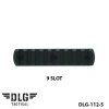 M-LOK POLYMER RAIL 9 SLOT DLG-112-S Siyah