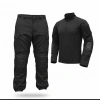 Siyah Renk Dizlikli Combat Tişört ve Dizlikli Pantolon Takım,Siyah Dizlikli Airsoft Takım-Yerli Üretim