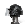 Vizörlü Balistik Kask Koruyucu Miğfer Siyah Kulaksız 3a Level Fast Cut Helmet
