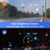 MOTOEYE E6+ INTERCOM Motorcycle Helmet HUD, Head Up Display, Bluetooth,GPS, CarPlay, Android Auto, Mesh Intercom, Rearview Camera, Remote Control, Noise Reduction, RGB Lights, IP66 for All Helmets