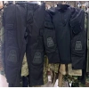 Siyah Renk Dizlikli Combat Tişört ve Dizlikli Pantolon Takım,Siyah Dizlikli Airsoft Takım-Yerli Üretim