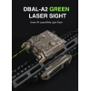DBAL - PLASTİK KASA DBAL-A2 Light Laser Aiming Green IR PEQ Torch Strobe Light Yeşil LAZER Airsoft