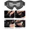 FMA Airsoft Regülatörlü Gözlük Fanlı Güncellenmiş Sürüm Anti Sis Taktik Gözlük Airsoft Paintball Güvenlik Göz Koruma Gözlükleri 3 Lens Askeri Koruyucu Balistik Taktik Polarize Gözlük