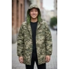 Goratex Soğuk İklim Pixel Kamuflaj Parka Mont