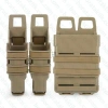 Hızlı 5.56 Desert Şarjör Cebi + 2x 9mm Şarjör Cebi Plastik Fast Mag Pouch