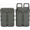 Hızlı 5.56 Haki Yeşil Şarjör Cebi +2x 9mm Şarjör Cebi Plastik Fast Mag Pouch