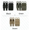 Hızlı 5.56 Haki Yeşil Şarjör Cebi +2x 9mm Şarjör Cebi Plastik Fast Mag Pouch