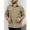 Likralı TAKTİK KORUMA GÖMLEĞİ Outdoor Taktik Gömlek Çöl Rengi
