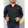Likralı TAKTİK KORUMA GÖMLEĞİ Outdoor Taktik Gömlek Siyah