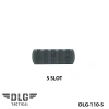 M-LOK POLYMER RAIL 5 SLOT DLG-110-S Siyah