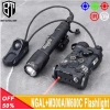 NGAL -PLASTİK KASA Kırmızı Lazer + Tüfek Feneri 22mm Wadsn Metal M300W Strobe Scoutlight M600W TÜFEK Feneri, Silah feneri Airsoft Kablolu Metal fener 22 mm ray için