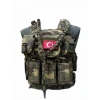 Özel Dikim 7B Hücum Yeleği Kamuflajlı HK33 Mpt76 MPT55 G3  (Plakalıklı)