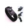 Paracord Bileklik Pusula, Bıçak, Düdük, Çakmak Taşı 22cm