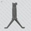 Plastik Çöl Askeri Çatalayak Bipod Kırılmaz ( Hızlı Sökülebilir ) 22mm