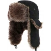 Kaliteli Kulaklıklı İçi Kürklü Erkek Kürk Şapka İçi Dışı Deri