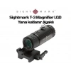 Sightmark 3x Tactical Magnifier Yana Yatan - Yakınlaştırıcı SM19062