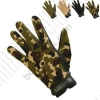 5.11 Taktik Eldiven Kamuflaj Woodland Uzun Parmak Asker Polis Dağcı Avcı Sporcu