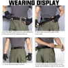 Tactical Detachable Velcro Belt Laser Cut Metal Buckle (For Attaching Magazine Holster)