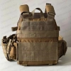 Tan Desert Asdağ QR Hücum Yeleği Kurtulmalı Quick Release HK33 Mpt76 MPT55 Ak47 (Plakalıklı)