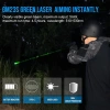 TrustFire GM23s Mini Lazerli Fener Orjinal 800 lümen Light and Green Laser Combo