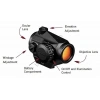 Vortex Crossfire 2 MOA Red Dot Nişangah ORJİNAL (11MM RAY İÇİN)
