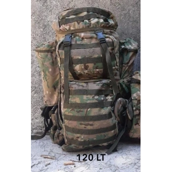120LT Multicam Kamuflaj Operasyon Çantası Dağcı Çantası