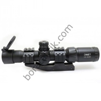 1.5-4x30 Comet Tüfek Dürbünü Işıklı