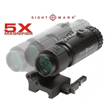 5x Tactical Magnifier Yana Yatan - Clamshell Yakınlaştırıcı