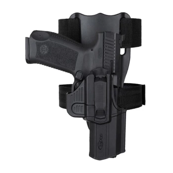 Akar Polimer Canik 55 TP9,Glock Alçak Taşıma Bel Bacak Kılıfı Siyah