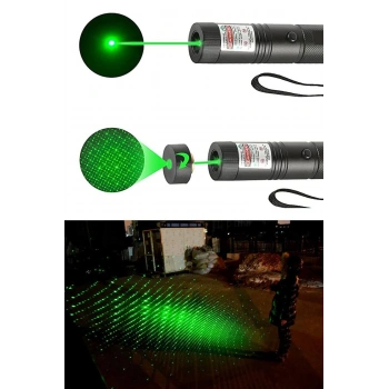Gösteri Sunum Lazeri, Yeşil Lazer Pointer Yesil- Güçlü İşaretleyici Yeşil Lazer