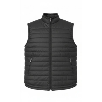 Battal Beden Fermuarlı Kolsuz Çelik Yelek Siyah 3a Seviye, Erkek Kolsuz Yazlık Yelek 3x 4x 5x