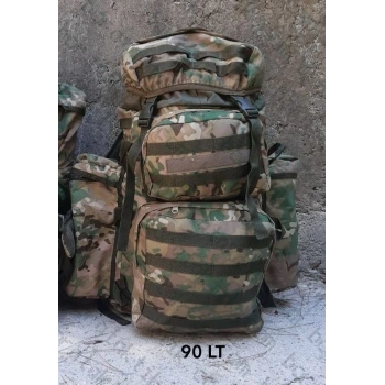 90LT Multicam Kamuflaj Operasyon Çantası Dağcı Çantası