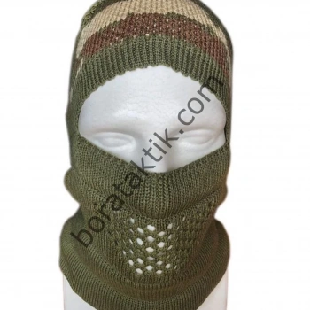 Askeri Kamuflaj  Örme Kar Maskesi