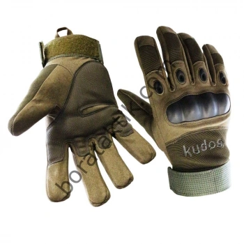Askeri Uzun Eldiven Kemikli Haki