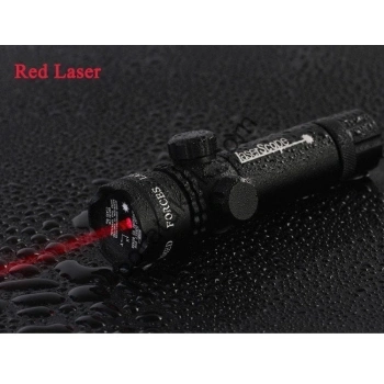 Kırmızı Tüfek Lazeri Şarjlı Kablolu,Ayarlanabilir Namluya Monte Edilebilir Tüfek Lazeri