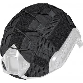 Siyah Balistik Başlık Lastikli Kask Kılıfı ,Black Helmet Cover